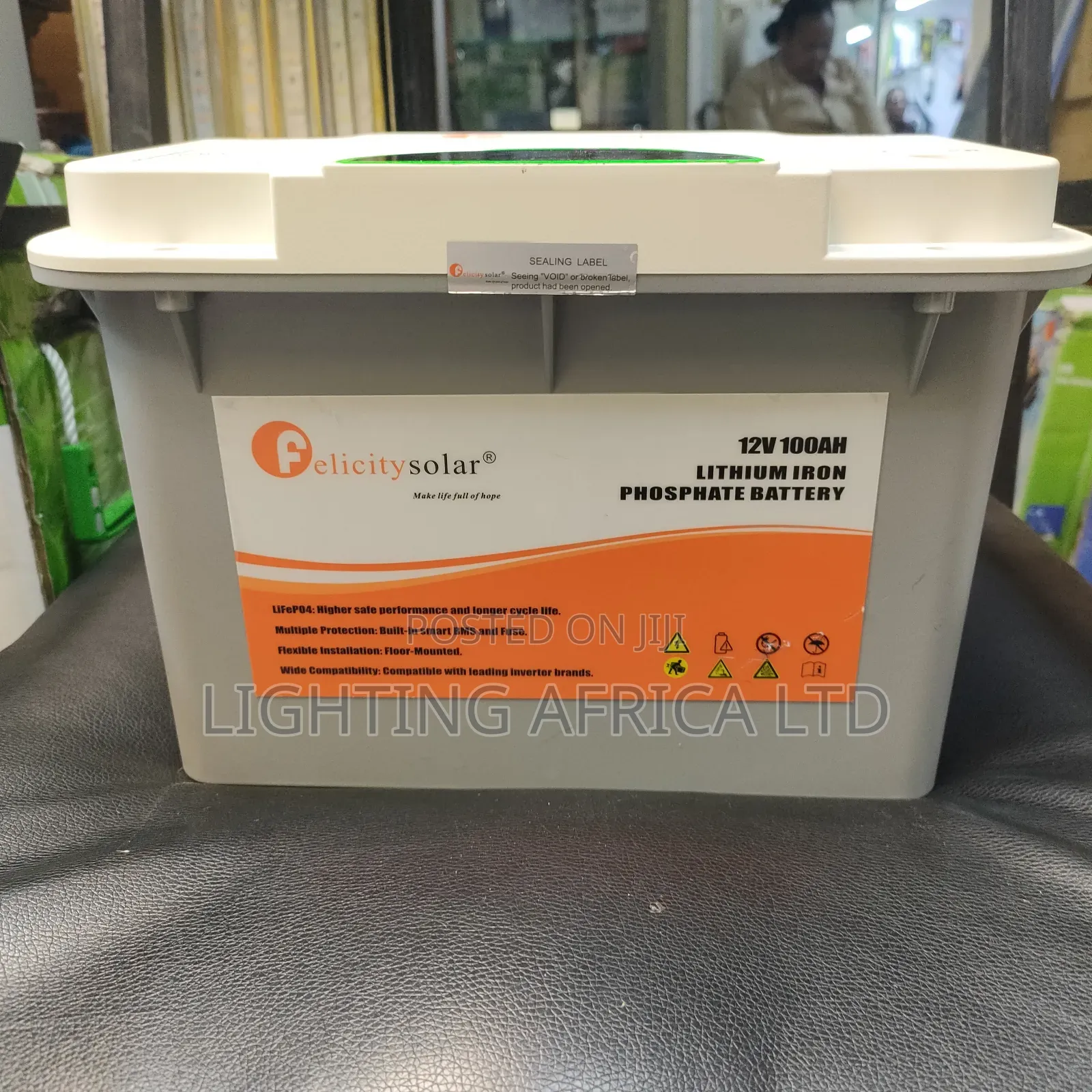 Felicity 12v- 100ah Lithium Phosphate Battery