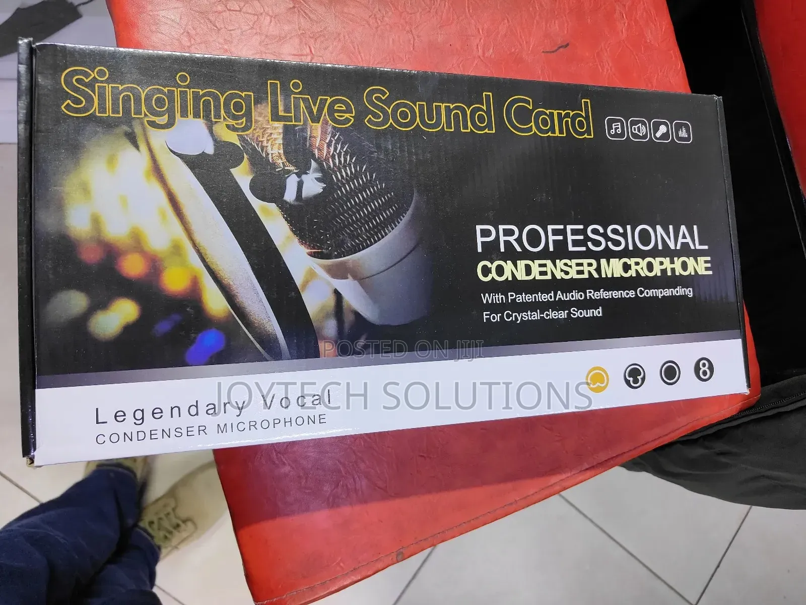 V8 Live Sound Card Full System Condenser Mic