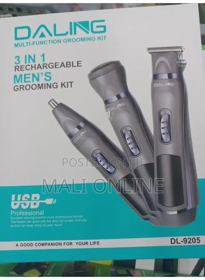 3-in-1 Body Trimmer For Men Waterproof Electric Shaver