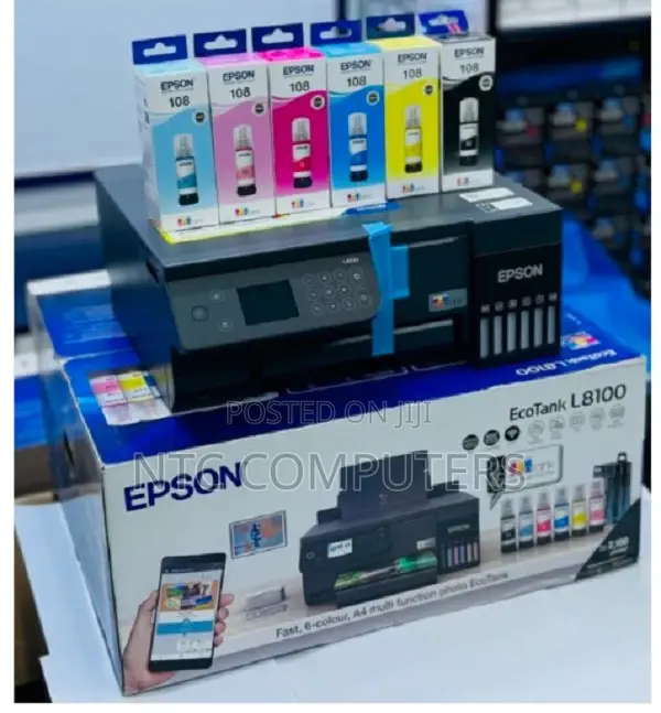 Epson Ecotank L8100 A4 Inktank Photo Printer