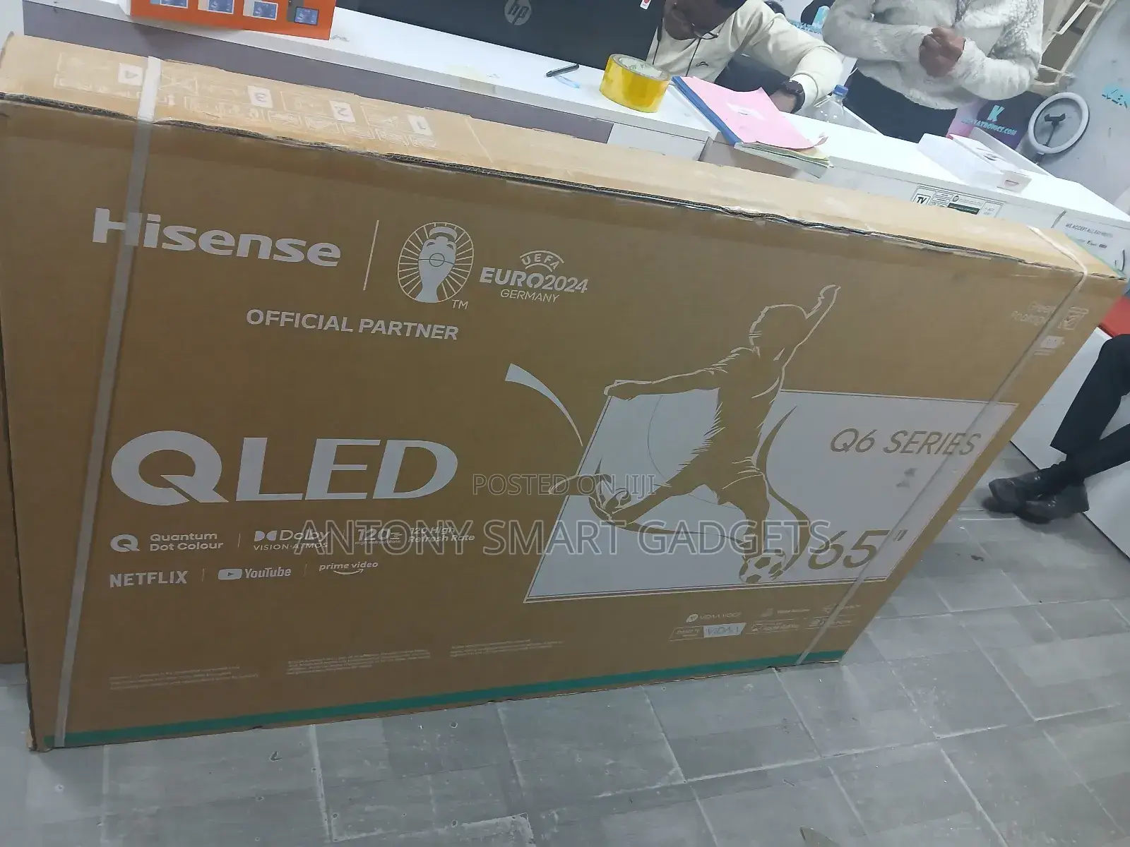 Hisense 65′′ 65q6n Qled Smart Vidaa Tv