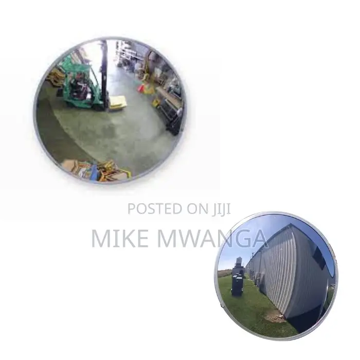 Uv-Stabilized Impact-Resistant (160°) Convex Safety Mirror