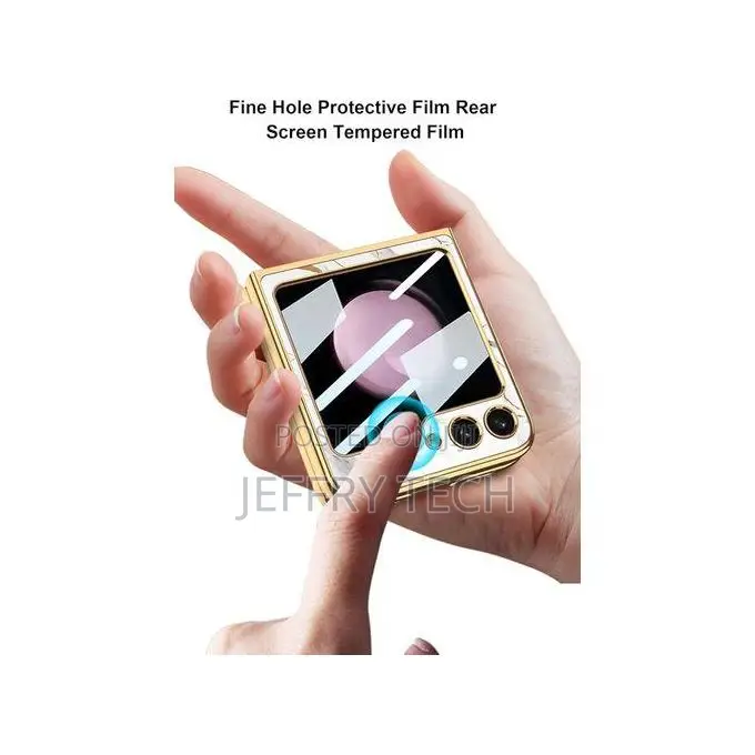 Gold Linedesign Marble Case Cover for Samsung Galaxy Z Flip5