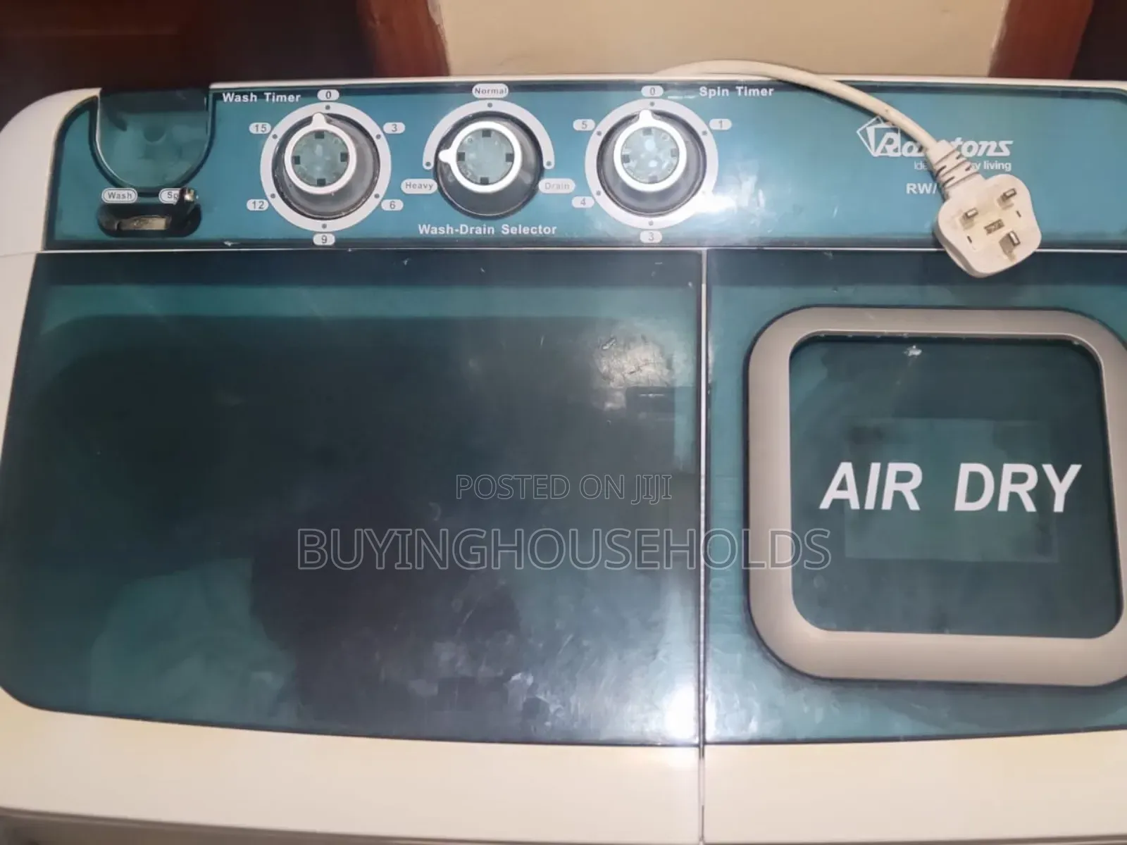 Ramtons 6kg Twin Tub Washing Machine