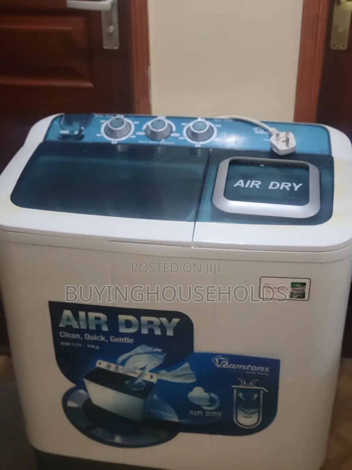 Ramtons 6kg Twin Tub Washing Machine