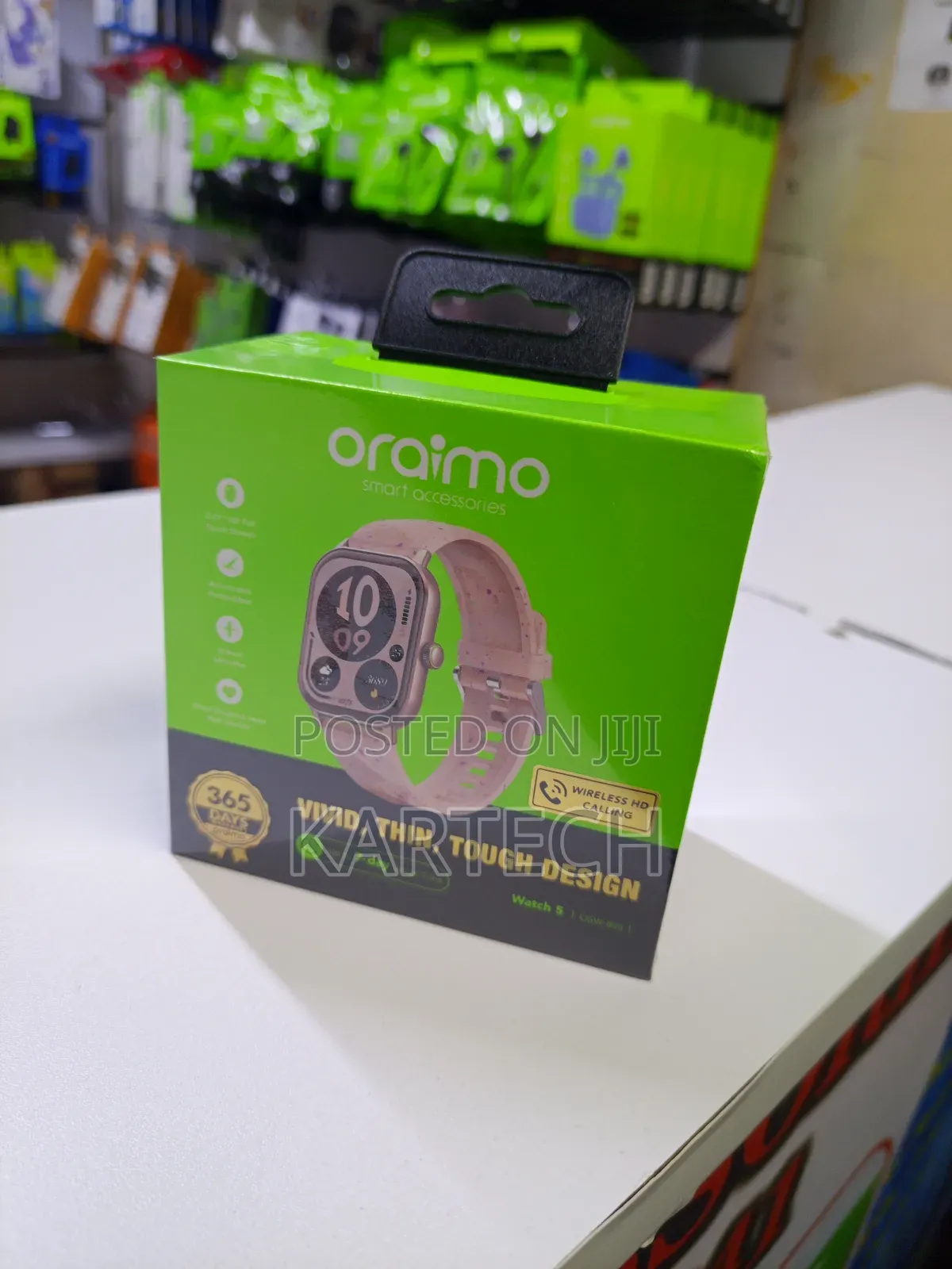Oraimo Watch 5 Osw-805 2.01" Smart Watch in Black Pink