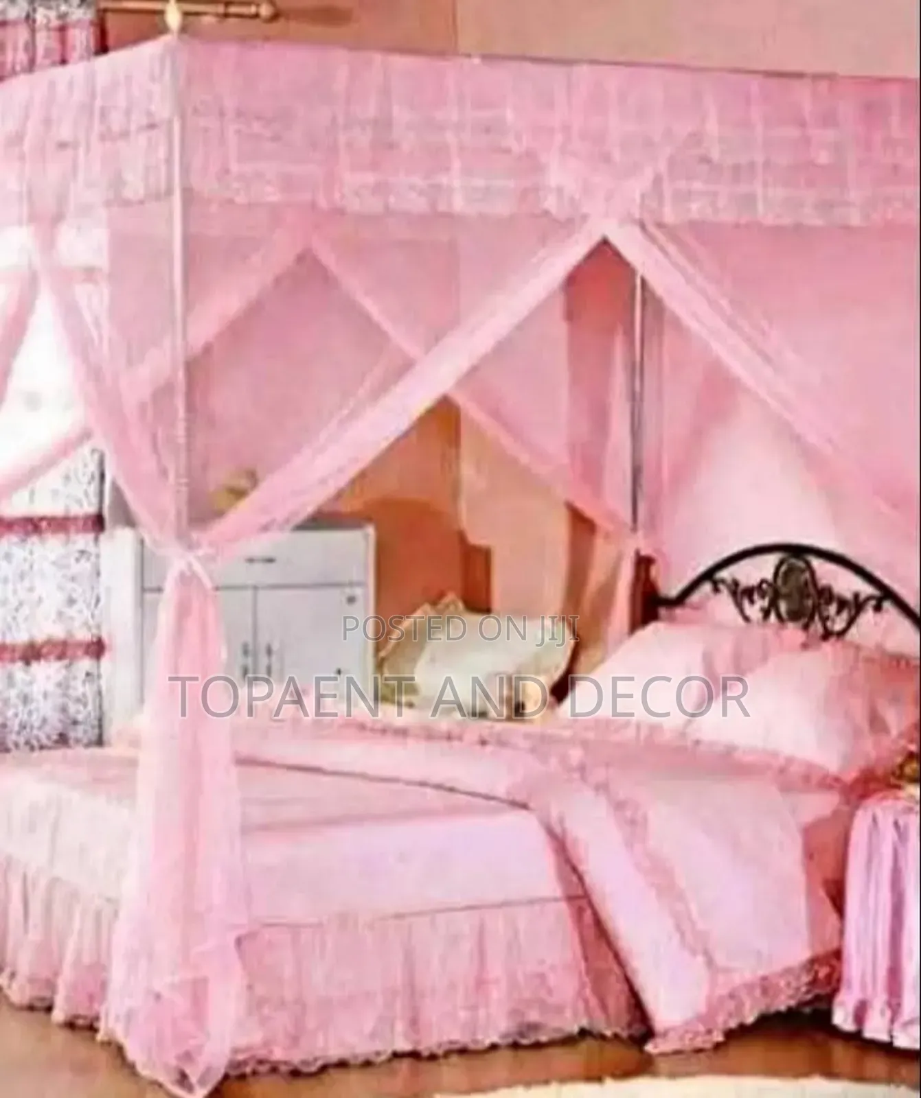 Pop Up 4 Stand Mosquito Net Instant Setup With No Stress