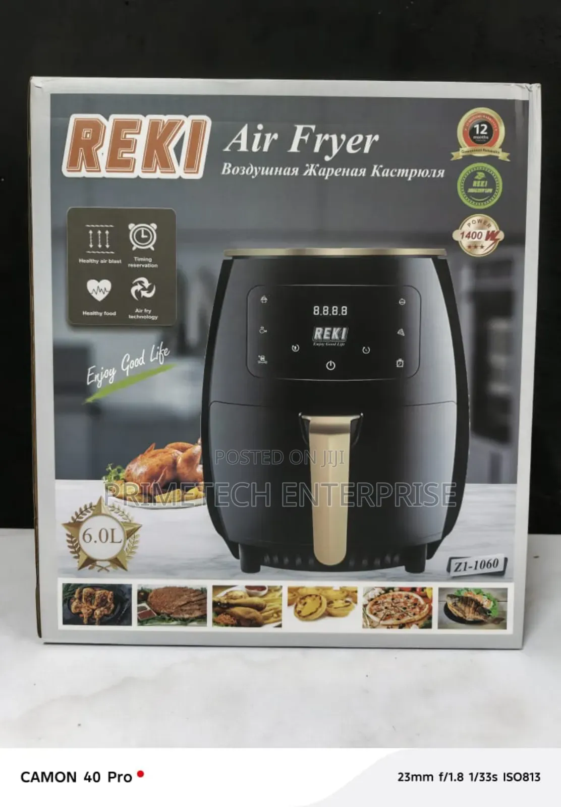 6 LTRS Reki Air Fryer