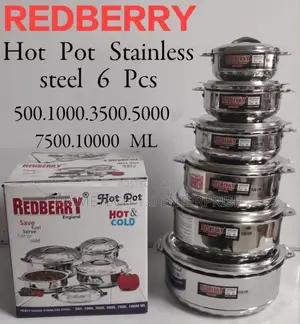 6pcs Red Berry Hotpots