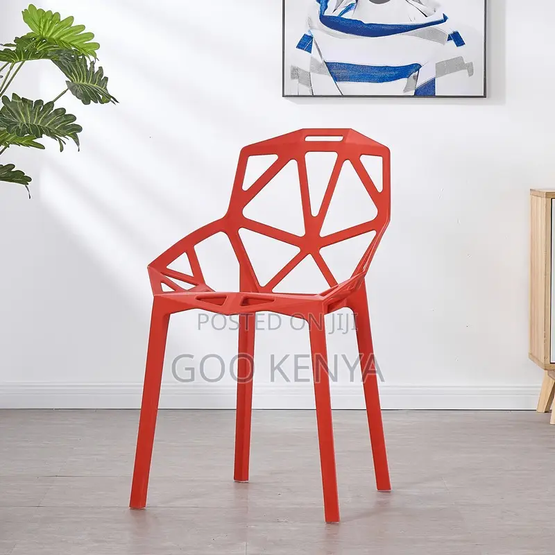 Home Chairs ; Nordic Design Simple Modern Plastic Chair