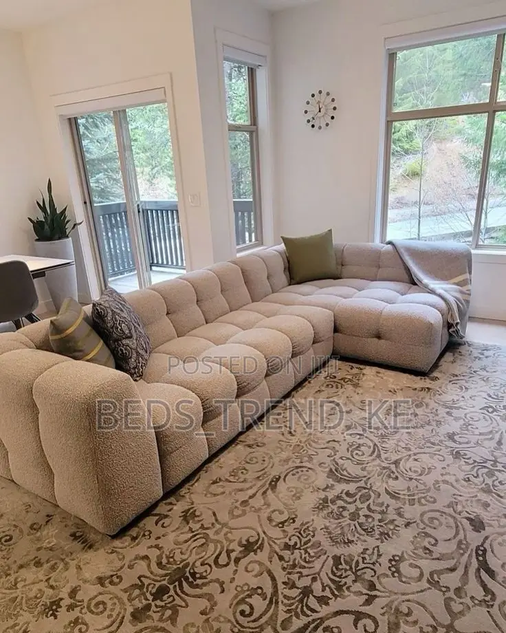 Designer-Inspired 6 Seater Bubble L Sofa