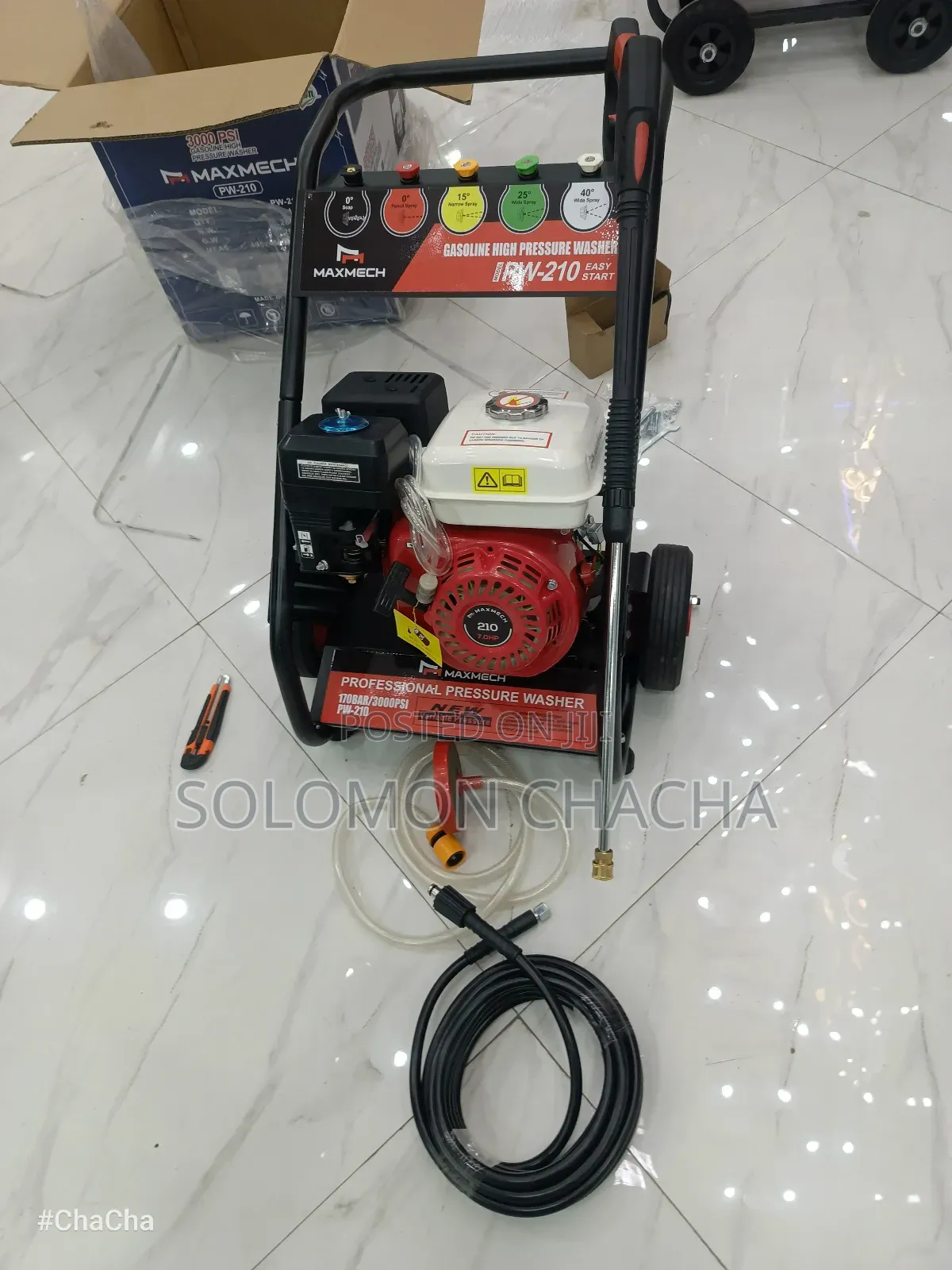 Maxmech 3000psi 7.0hp Gasoline High Pressure Washer Quality