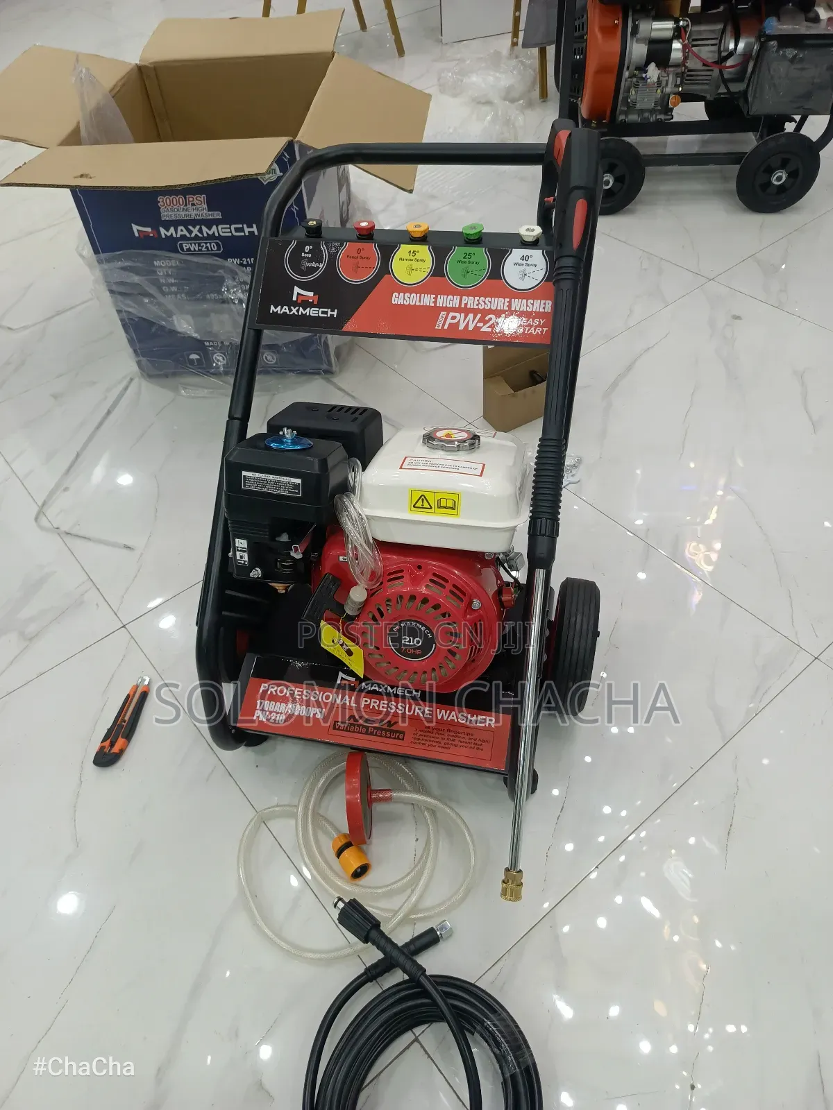 Maxmech 3000psi 7.0hp Gasoline High Pressure Washer Quality