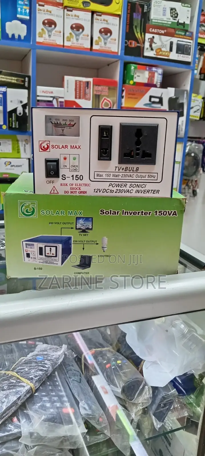 Solar Inverter 150VA Solar Max Solar Inverter 12V DC to 230V AC