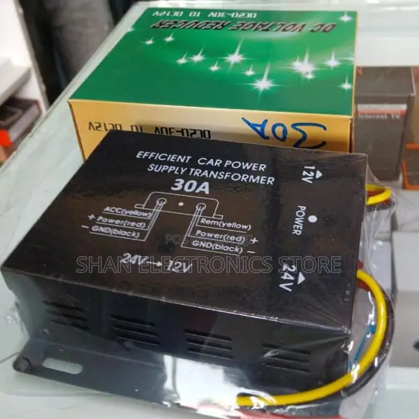 Universal Dc 24v-12v 30a Car Power Converter Transformer