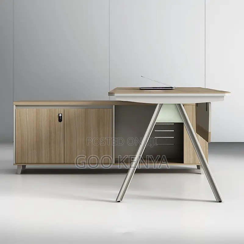 Office Desk ; Ceo Manager Office L-Shaped Executive Table