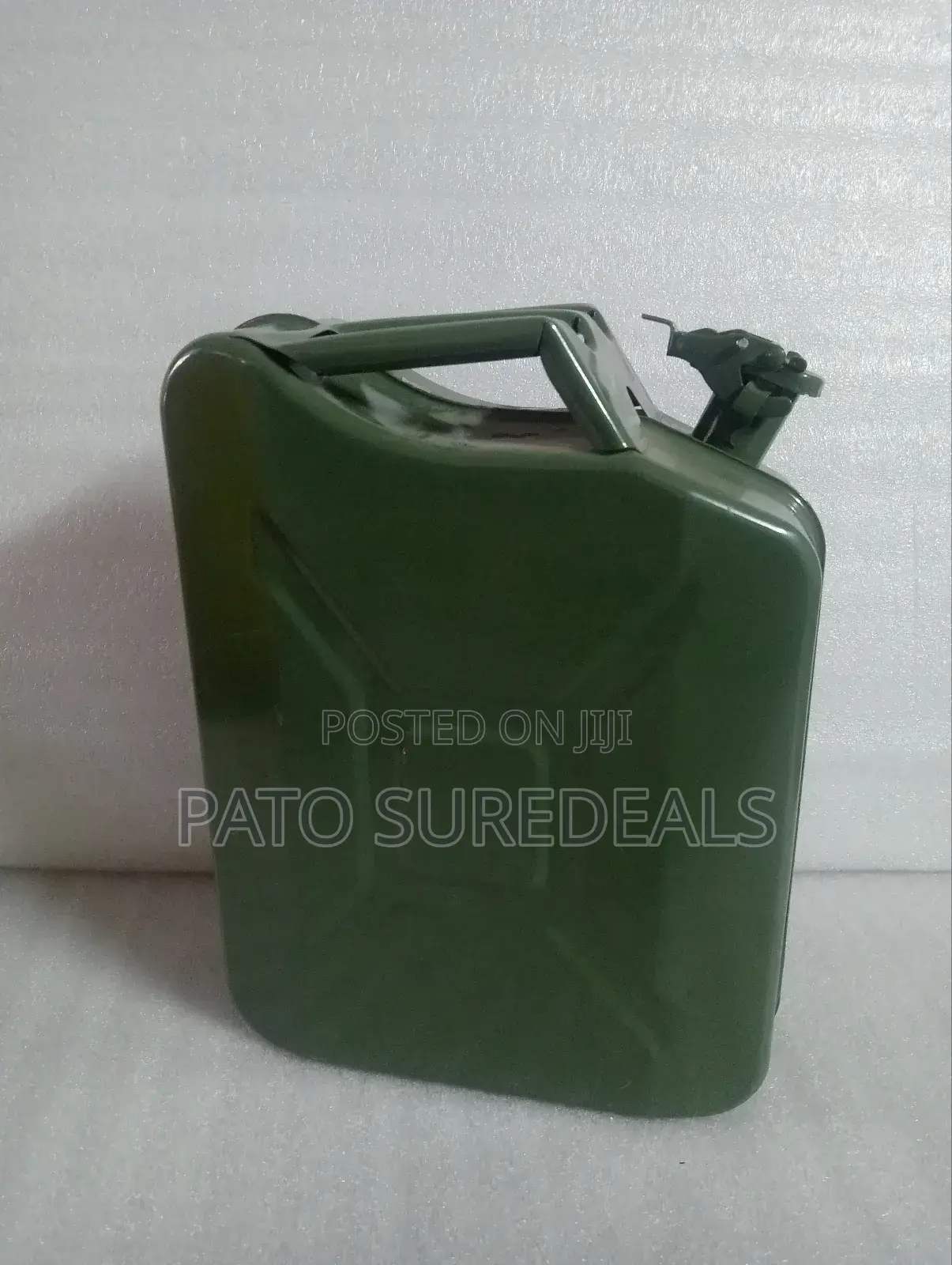 Heavy Duty Jerry Can 20l Steel Metallic