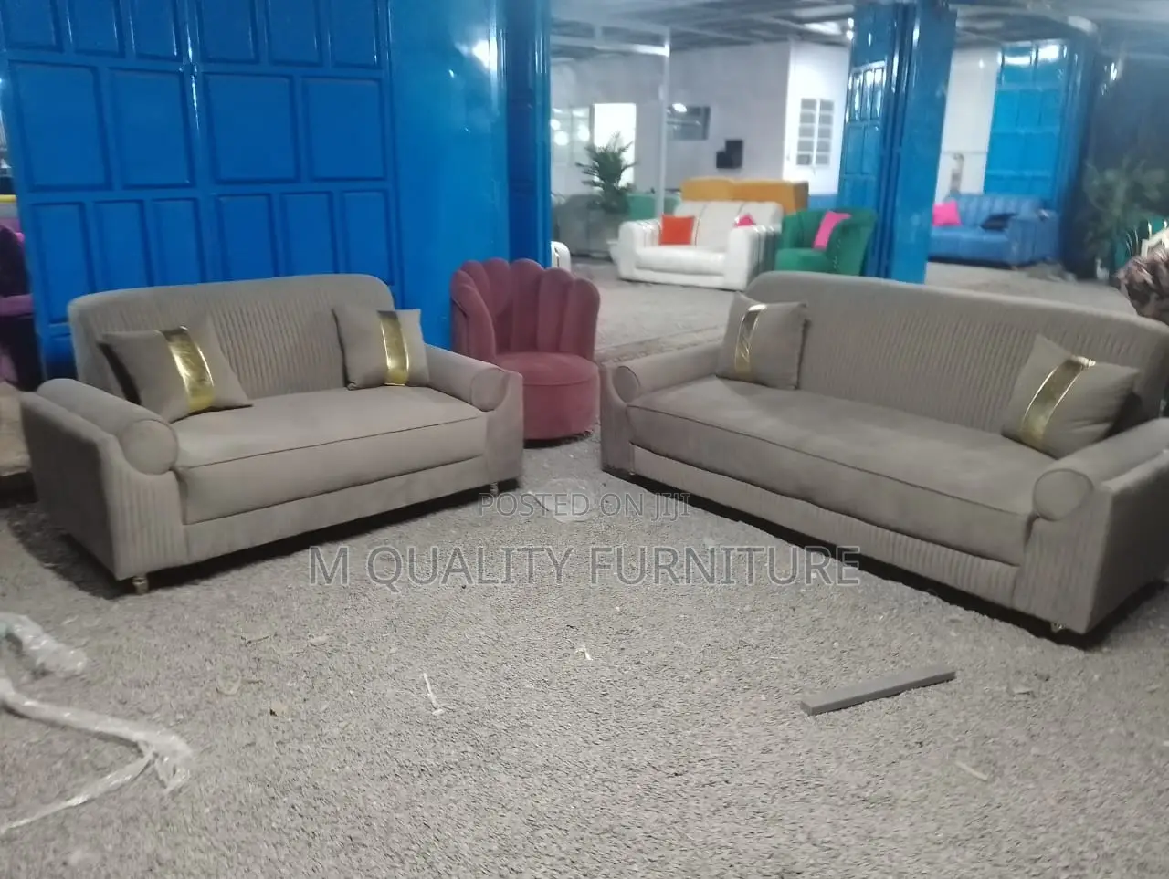Beige 3 - 2 Modern Sofa Sets