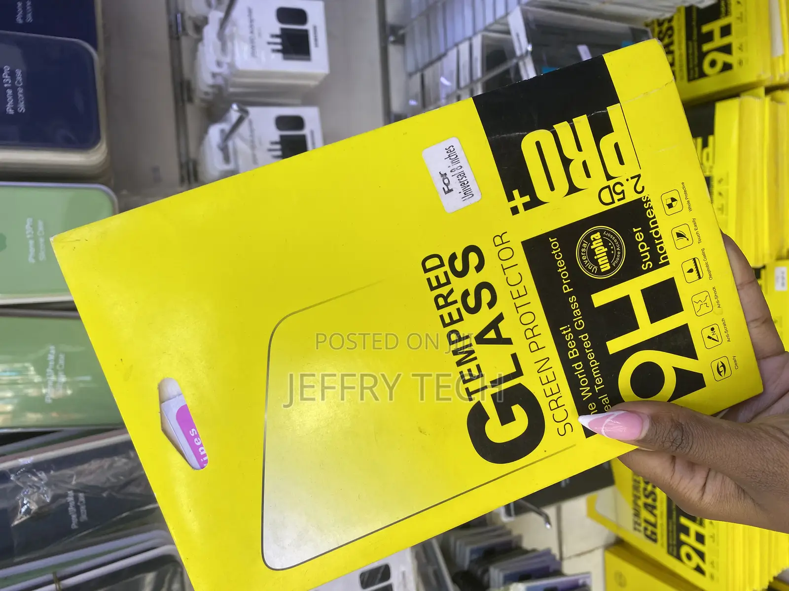 Rey Tempered Glass Screen Protectors for Universal 8 Inches