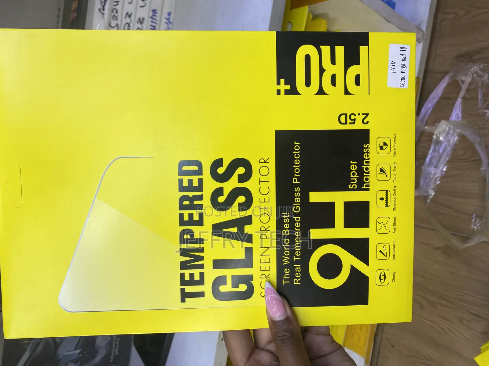 Mobling Screen Guard Compatible With Tecno Megapad 10
