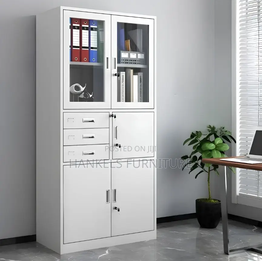 4 Door Office Cabinet With Safe