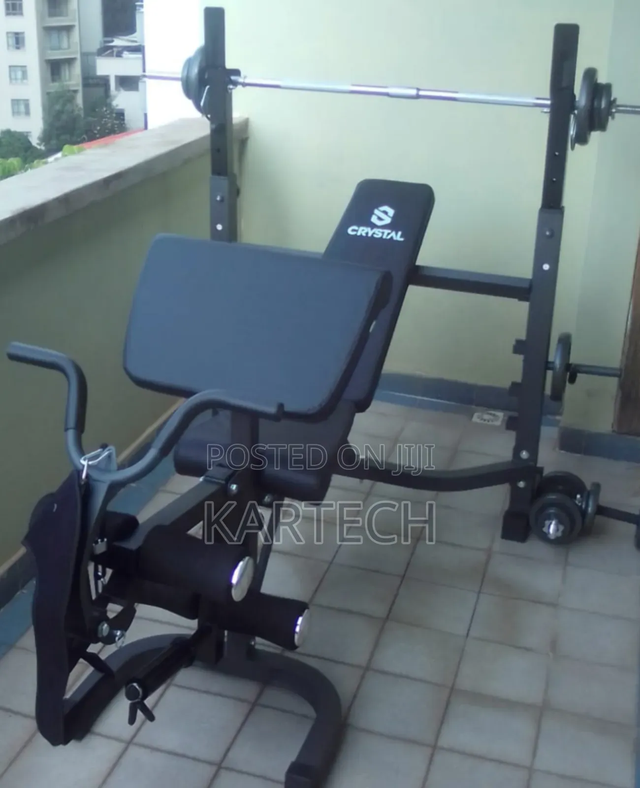 Crystal Multifunctional Adjustable Weight Bench