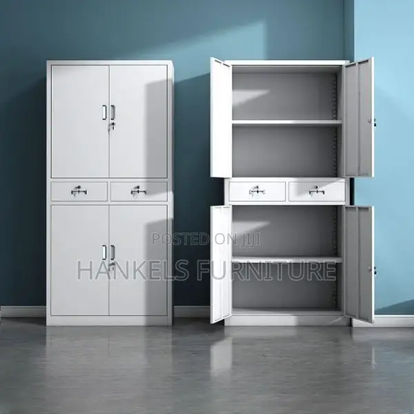 4-Door Cabinet With Drawers