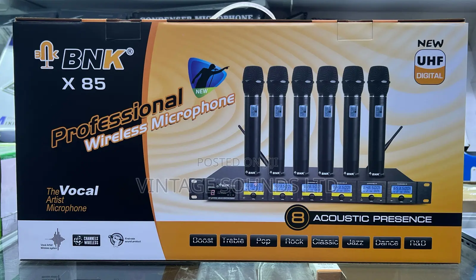 BNK X85 -6wireless Wide Audio Frequency Wireless Microphones