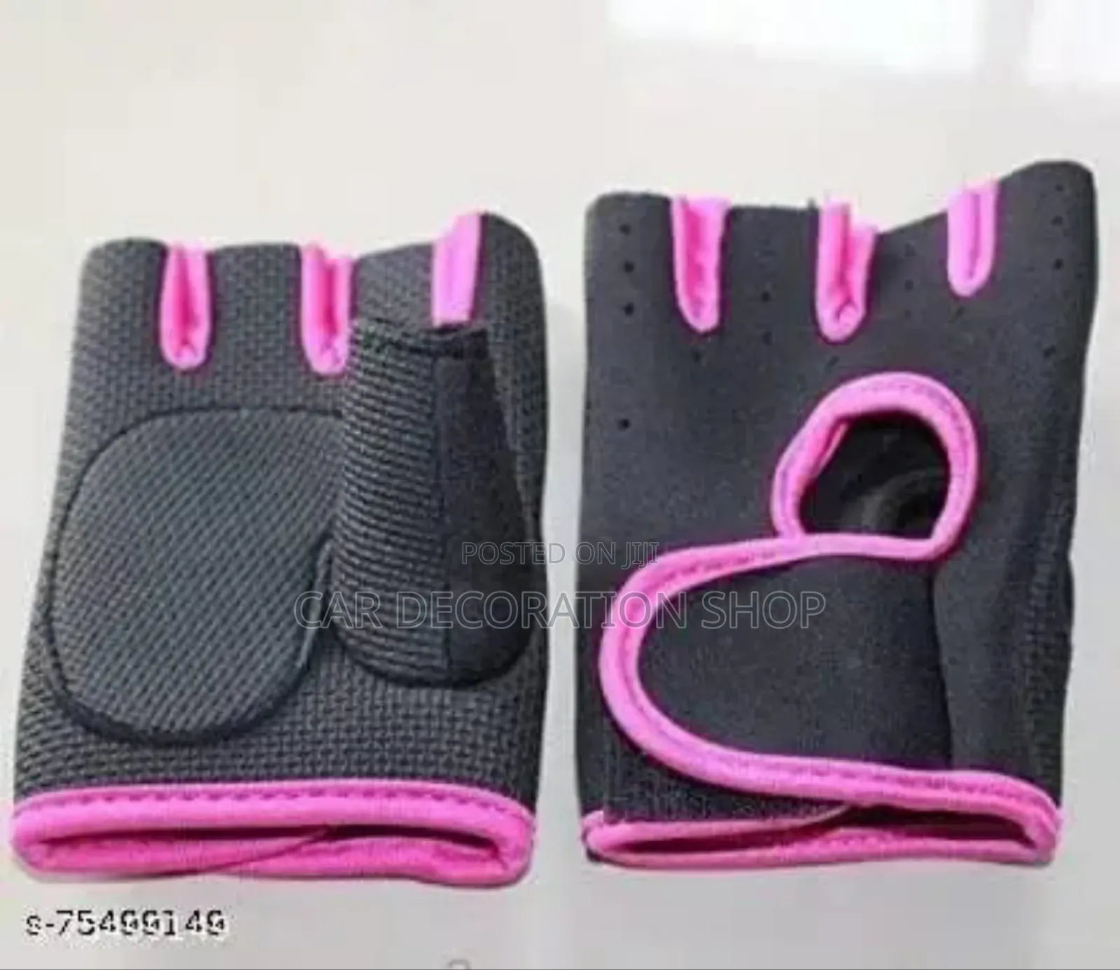 Pink Stripped Lightweight Gym Workout Lifting Glooves