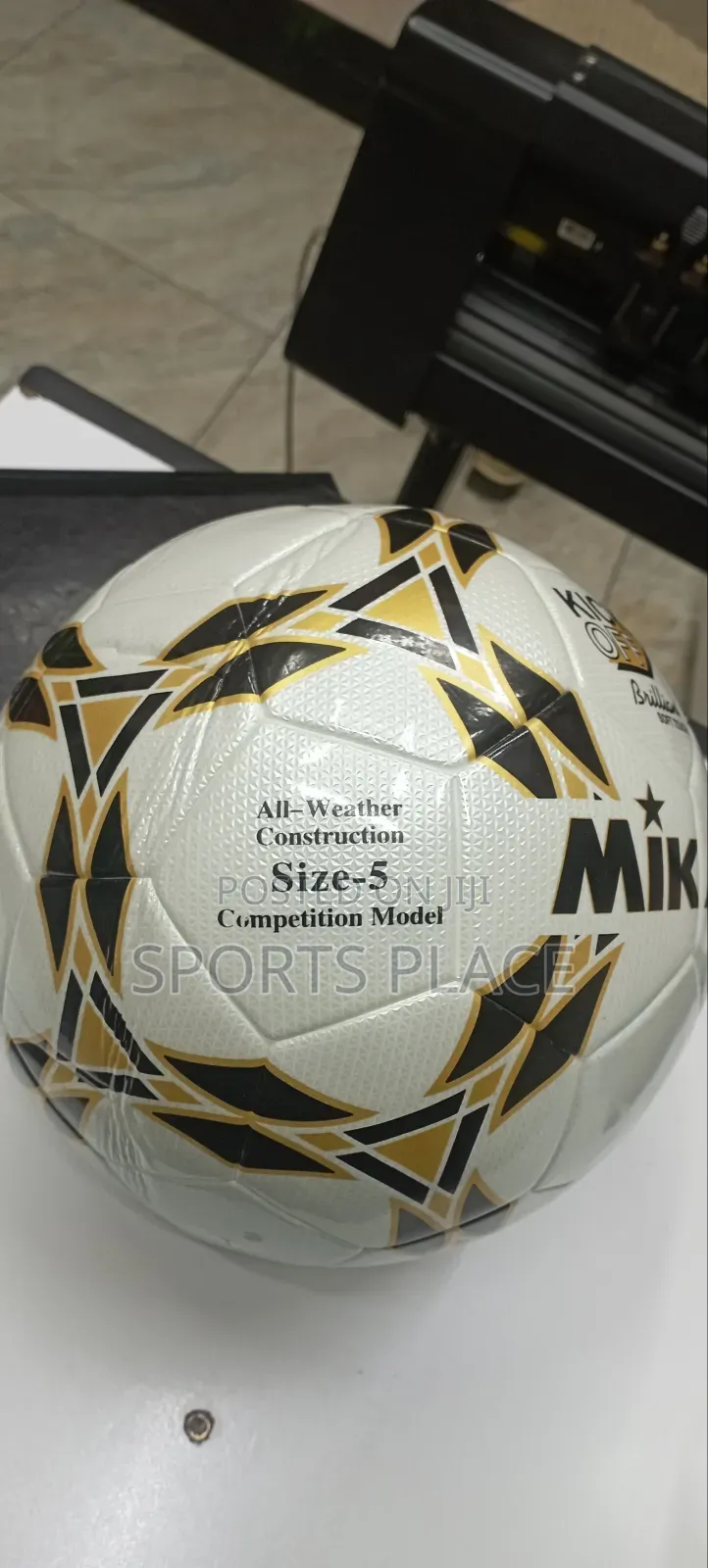 Original Mikasa Crystal Tubeless Football.