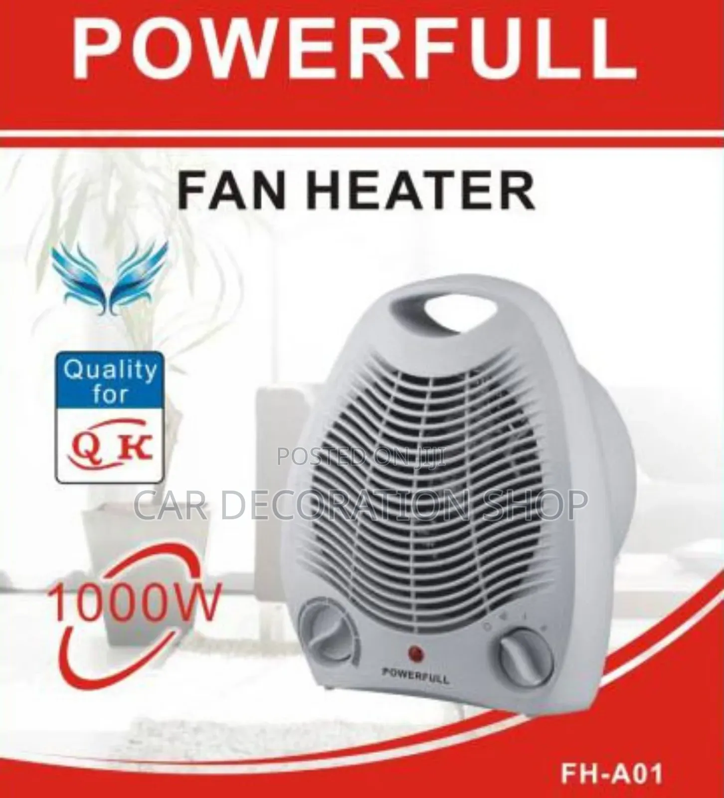 Brand New Standing Electric Fan Heater 2 Setting