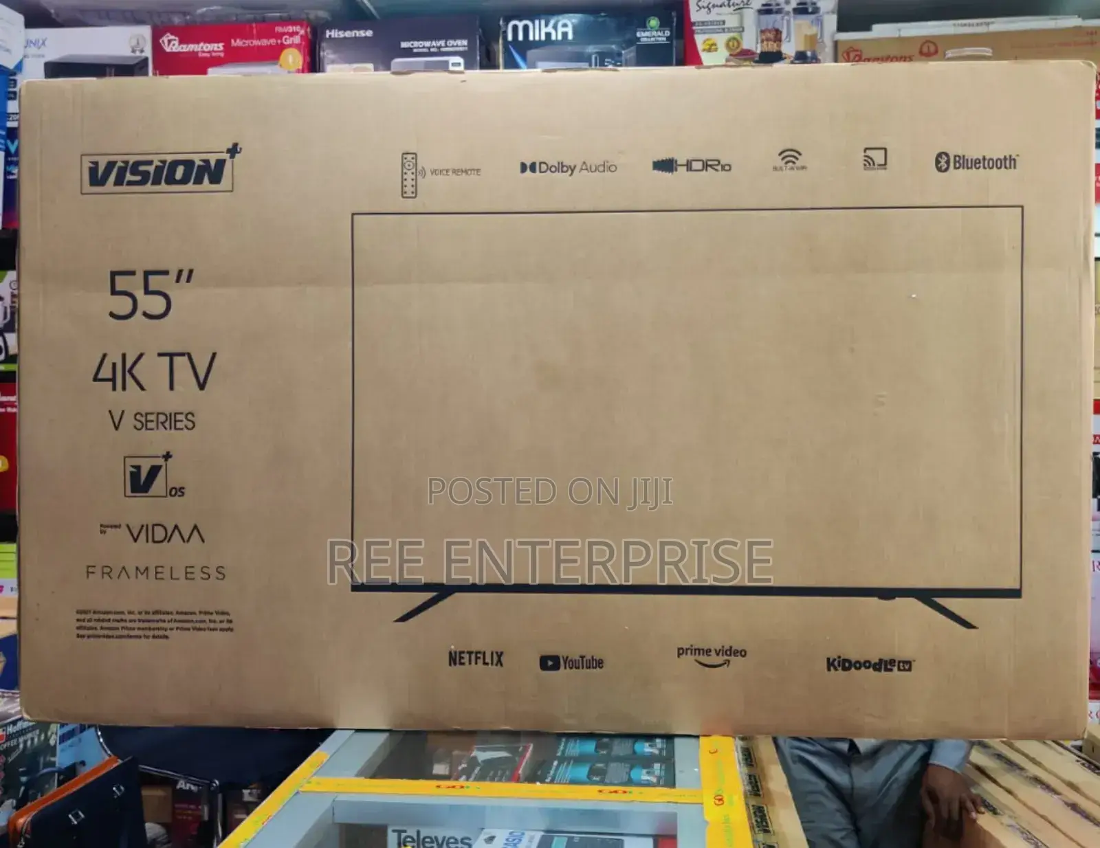 Brand New Vision 55" Smart Frameless