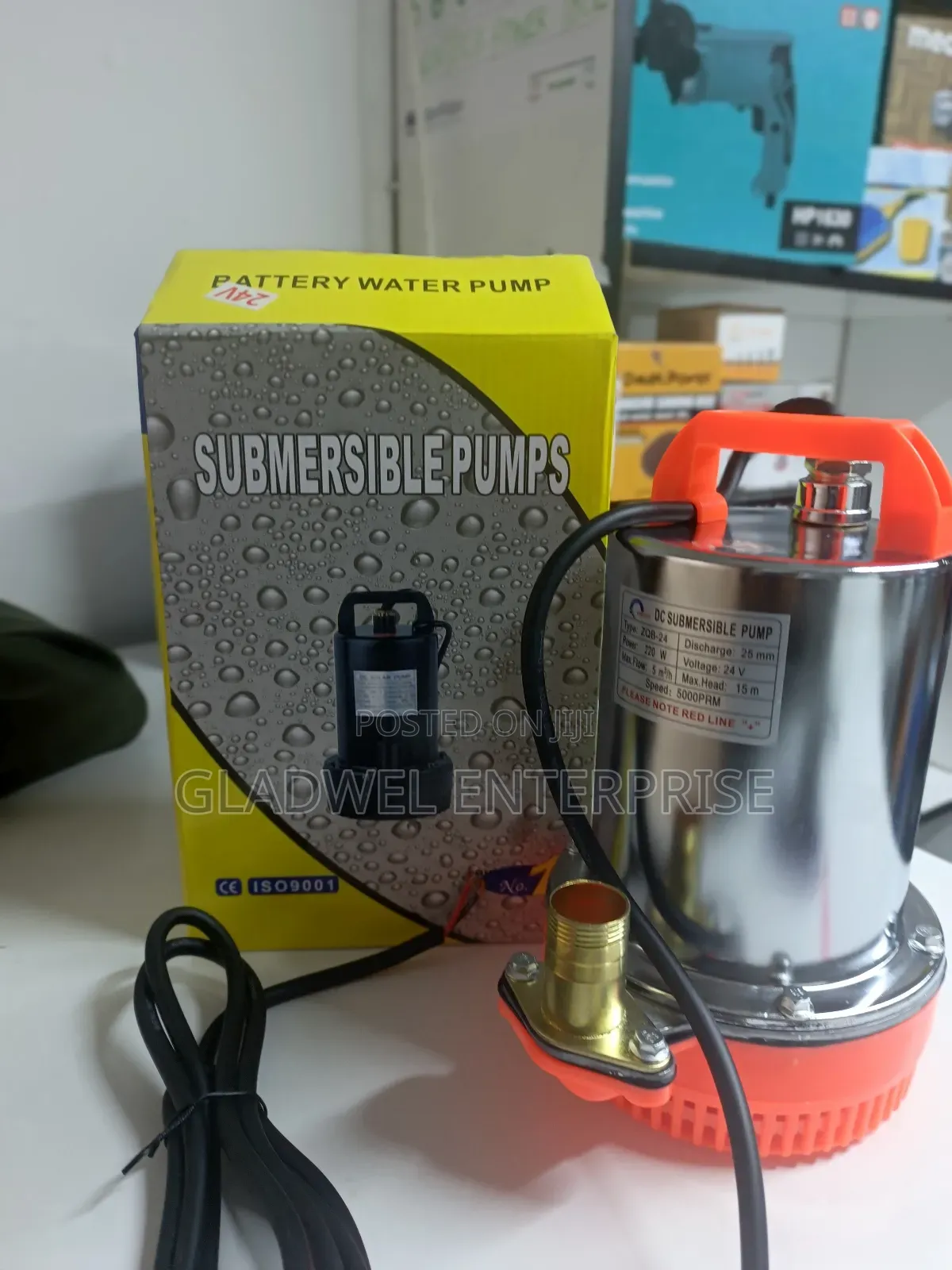24v Shallo Well Submassible Dc Pump