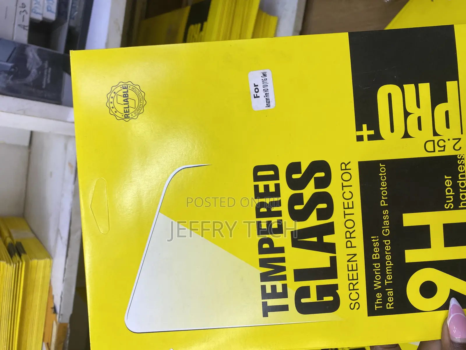 Weret Lass Screen Protector for Amazon Fire Hd 10 11th Gen