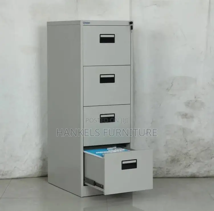 Lockable 4-Drawer Filing Office Cabinet