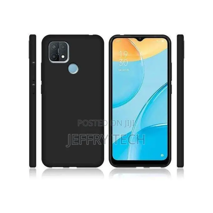 Anti-Fingerprint Silicone Tpu Protective Case for Oppo A15