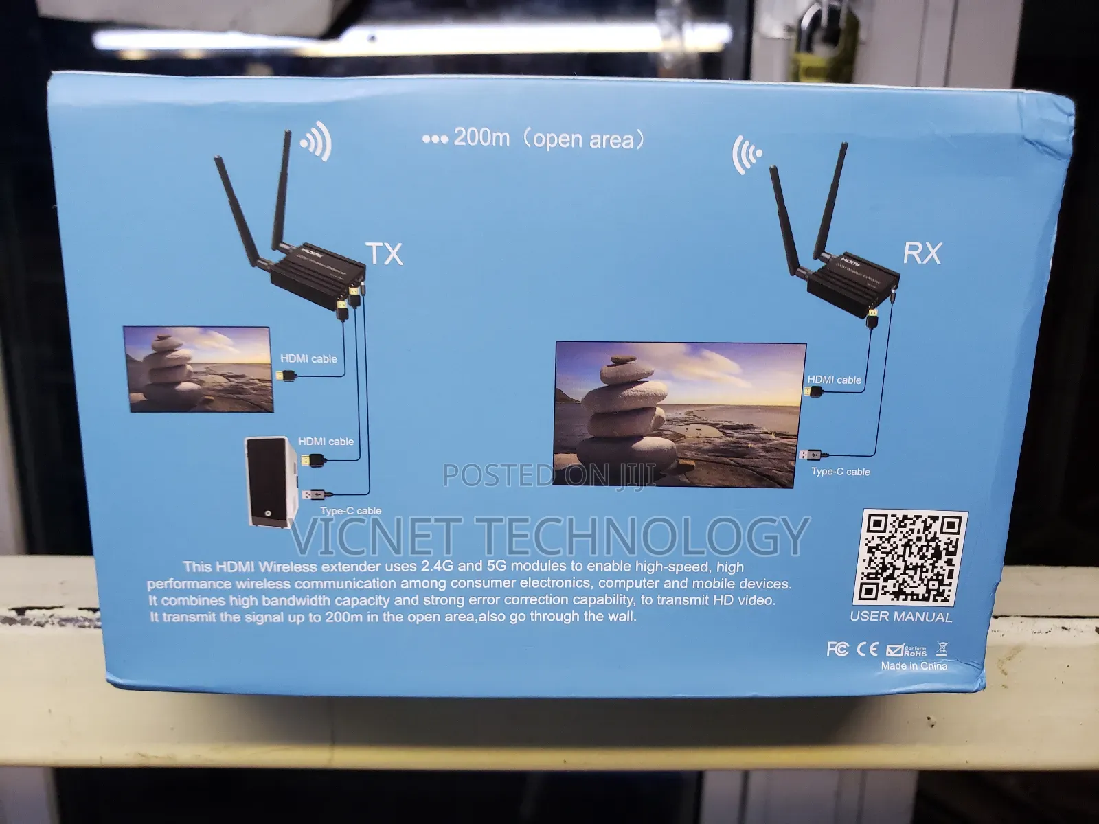 200m Range Wireless Hdmi Video and Audio Extender