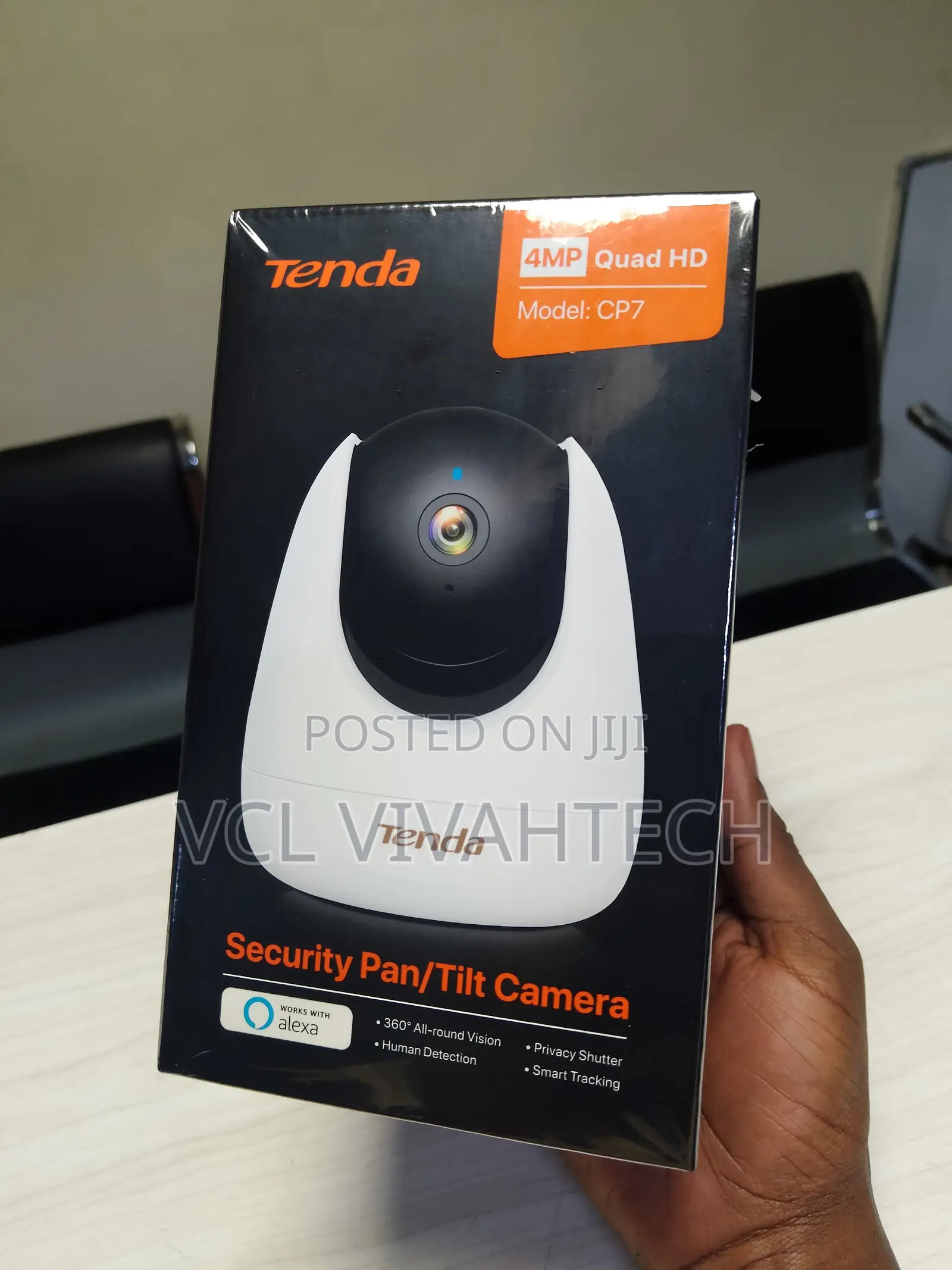 Tenda Cp7 4mp Ultra Hd Security Pan/Tilt CCTV Camera