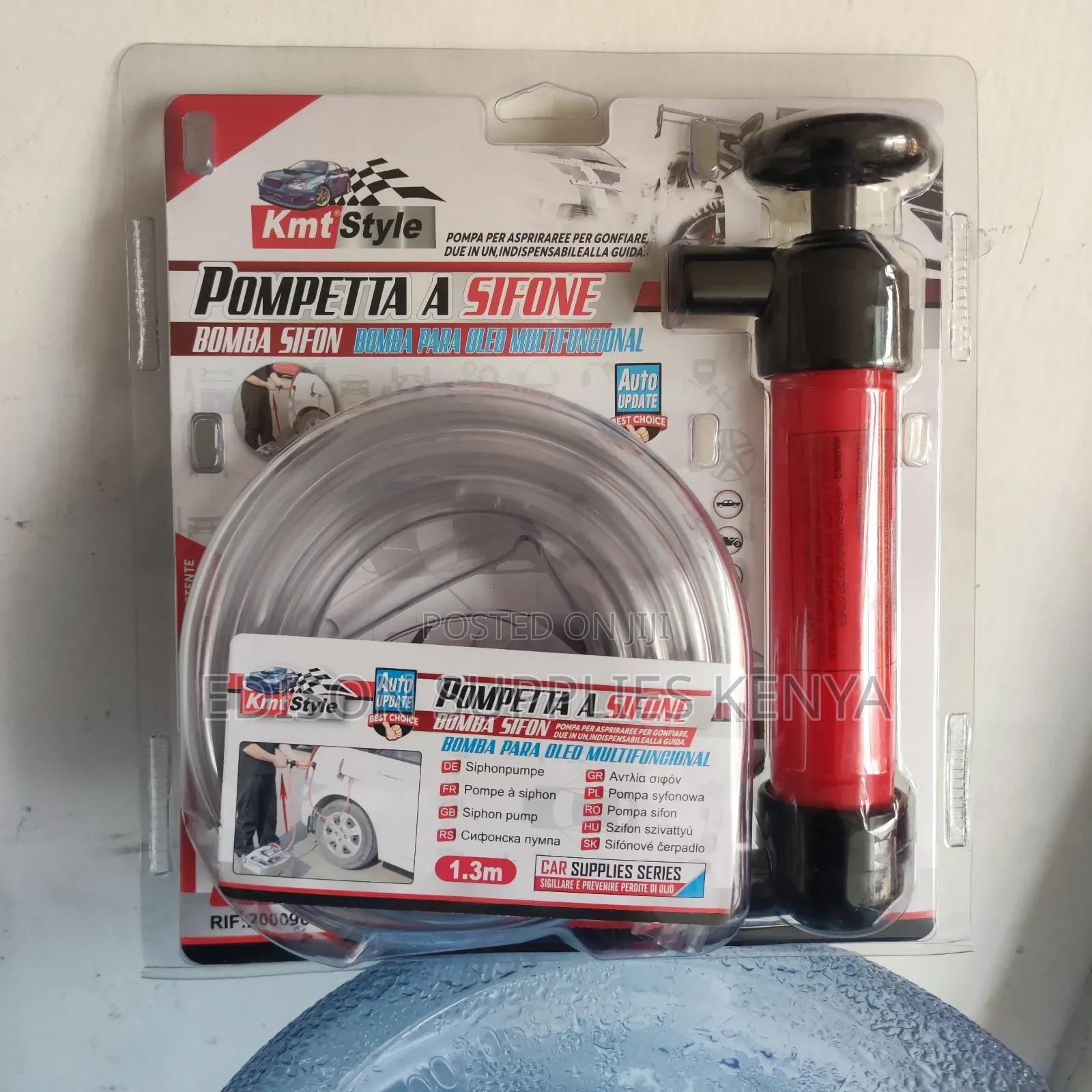 Oil Siphon Pump Fuel Fluids Transfer Car Multi Use Bike Pump
