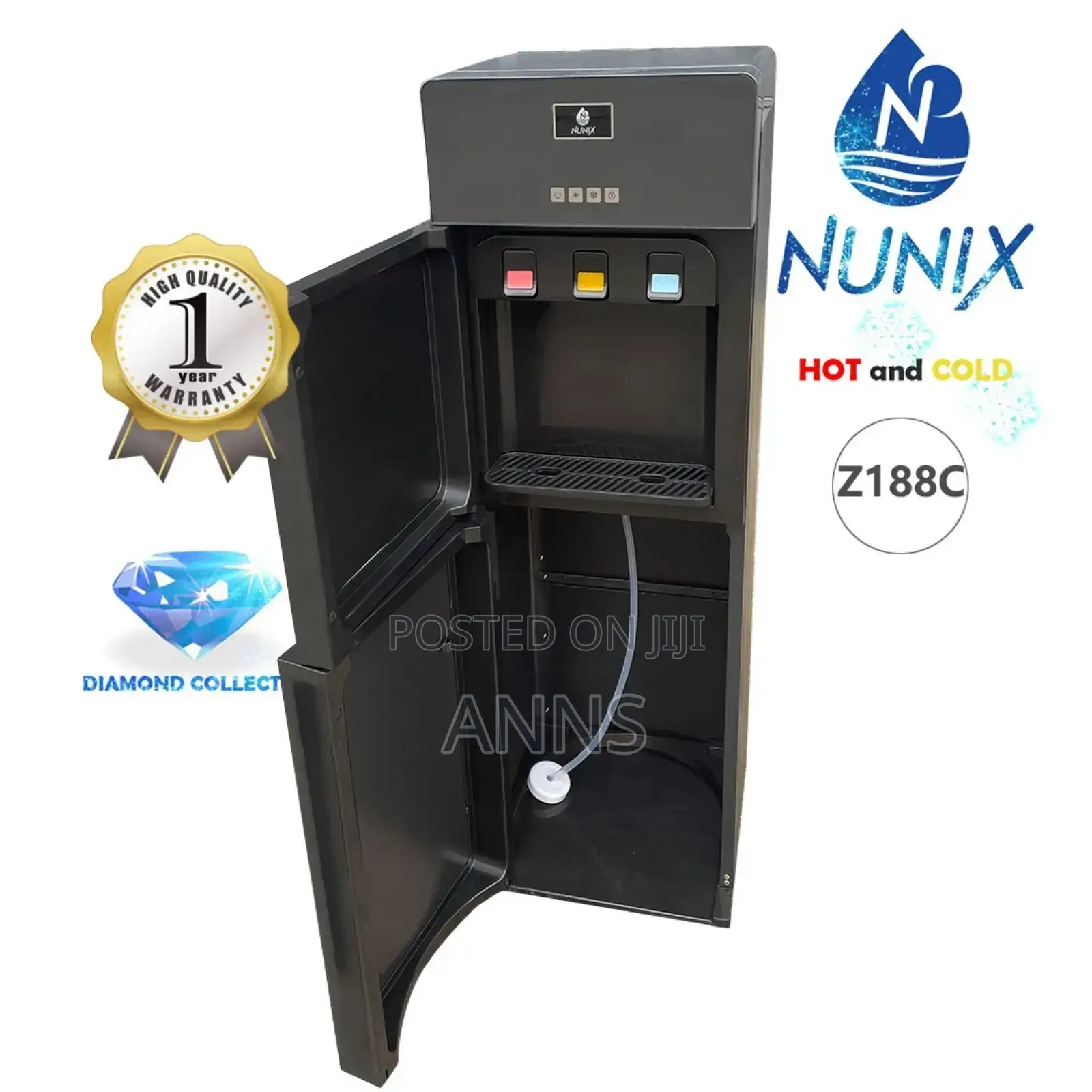 Nunix Z188c Bottomload Hot and Cold Water Dispenser