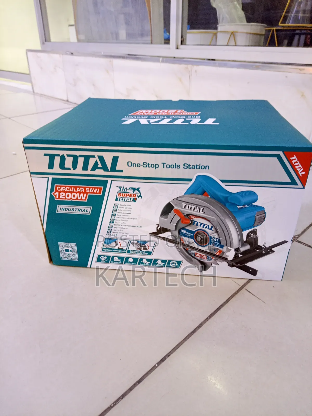 Total Ts 1200w 185mm(7-1/4") Circular Saw 5000rpm