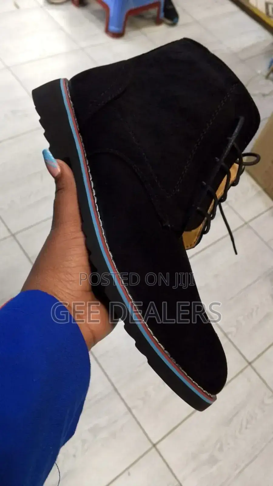 Men Chelsea Boots With Laces,Suede Men Boots