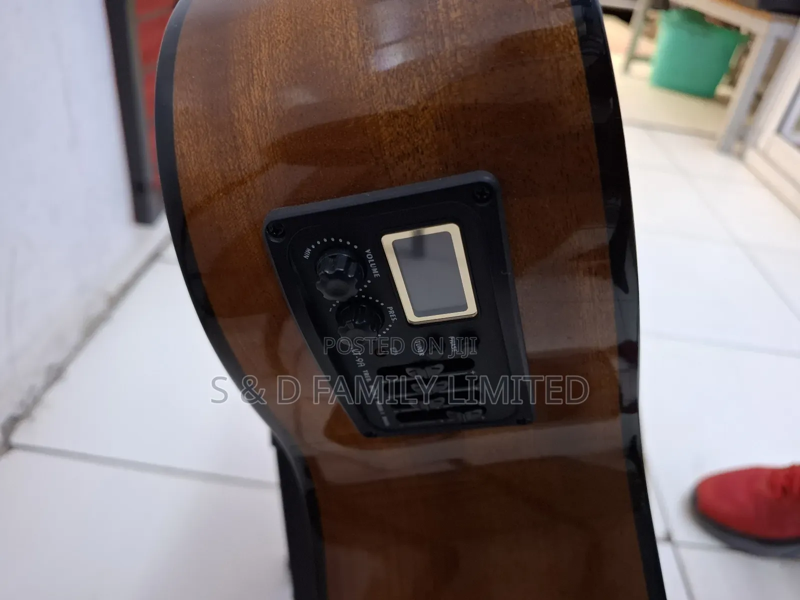 R-Empire 4 String Semi Acoustic Bass Guitar