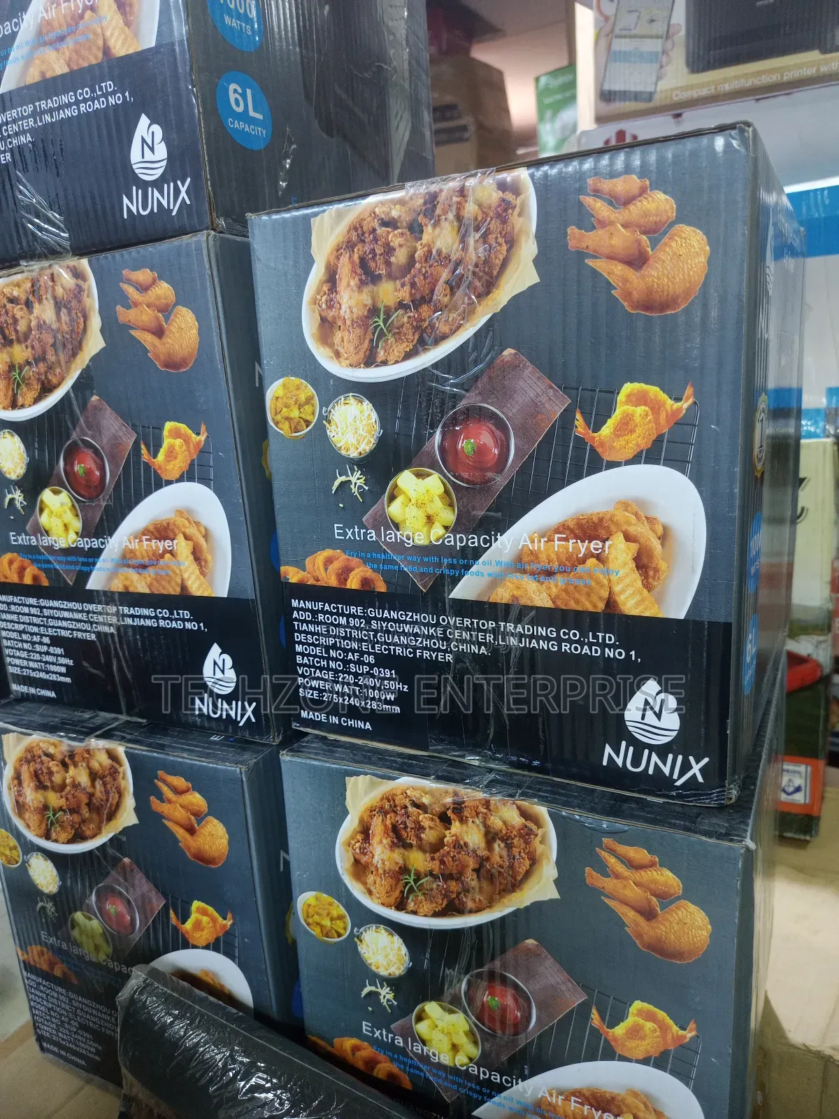 Nunix Af-06 6 Litres Air Fryer Overheating Protection