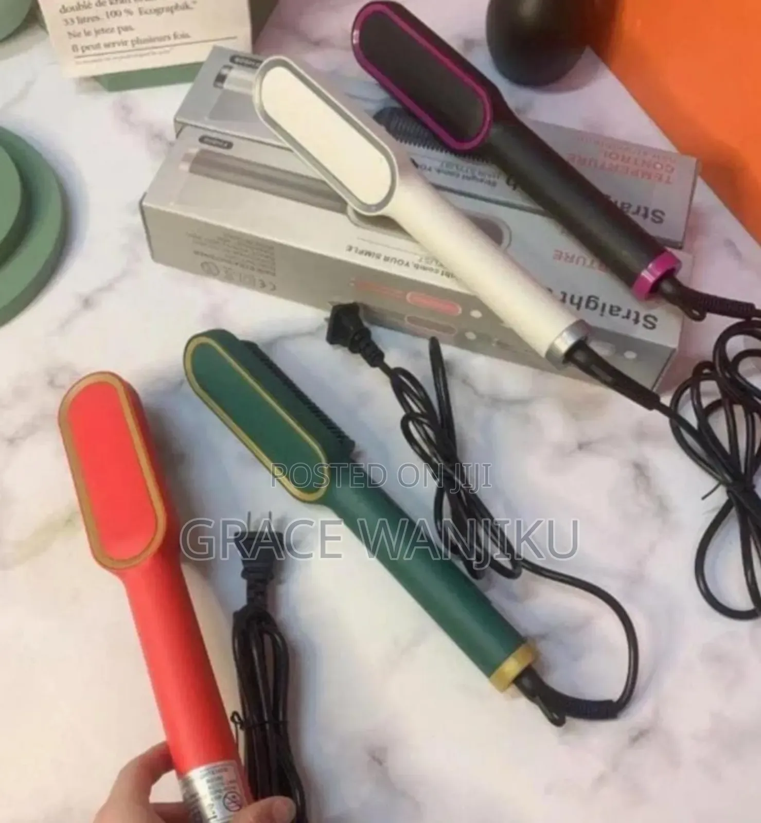 *Electric Hair Straightener Comb*