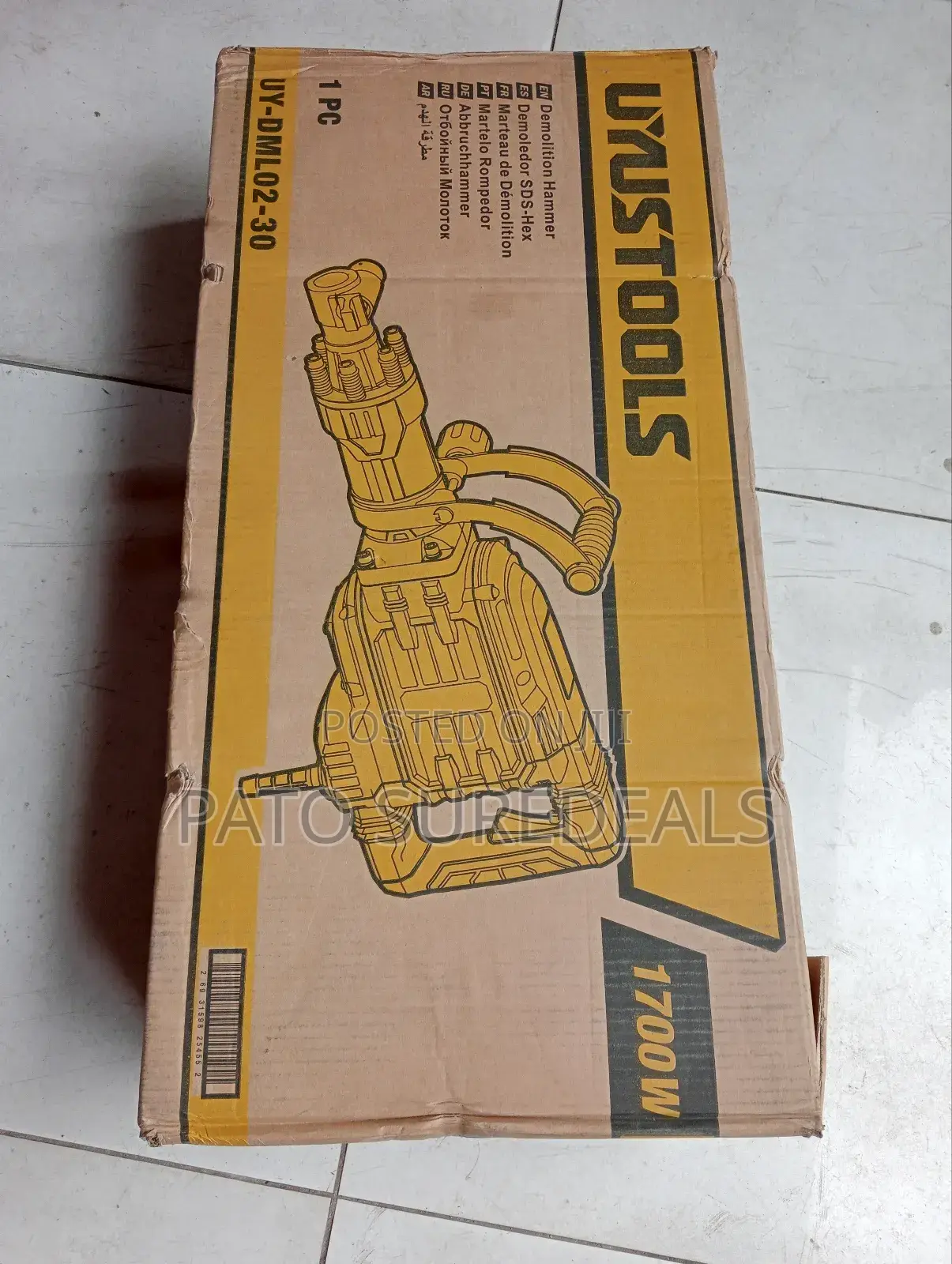 Durable Demolition Hammer Uyustools 1700w