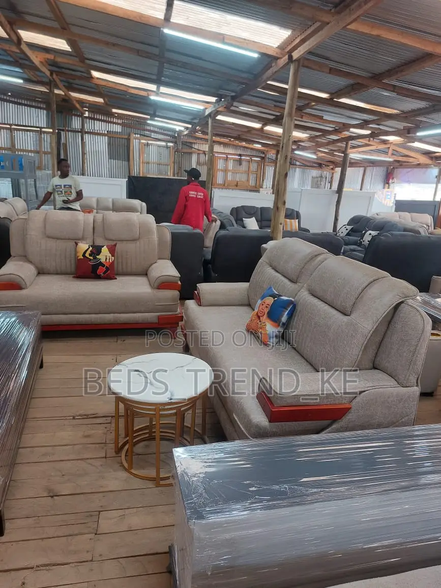 Cozy 5 Seater Modern Semi Recliner Sofa