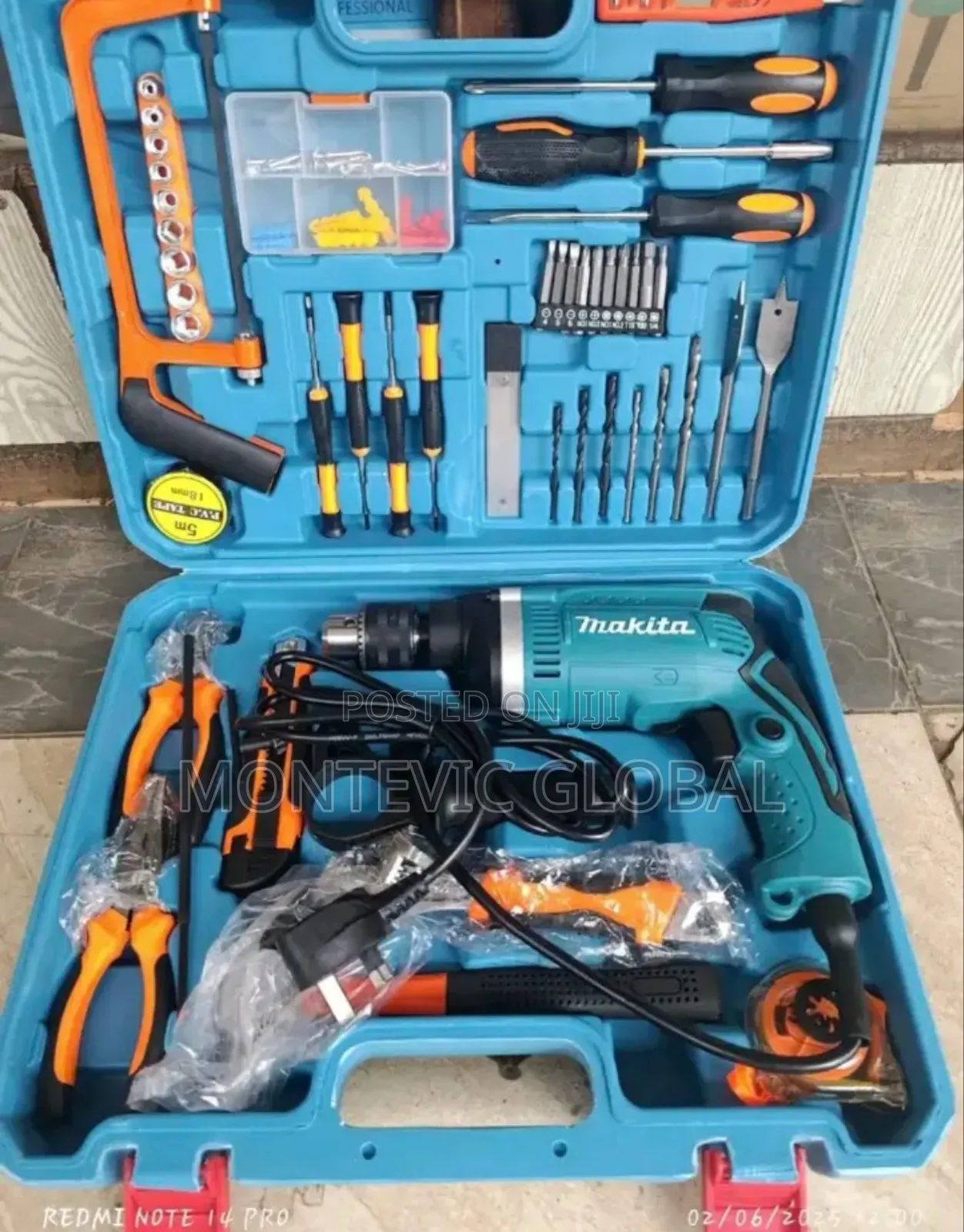 Original Corded Makita Drill Set