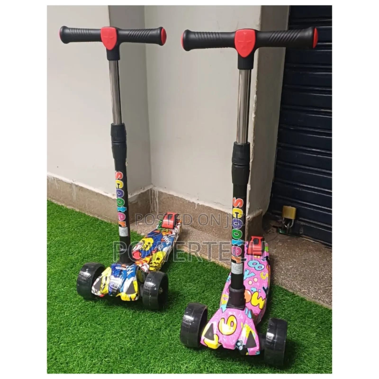 Graffiti Scooter With Lights and Music