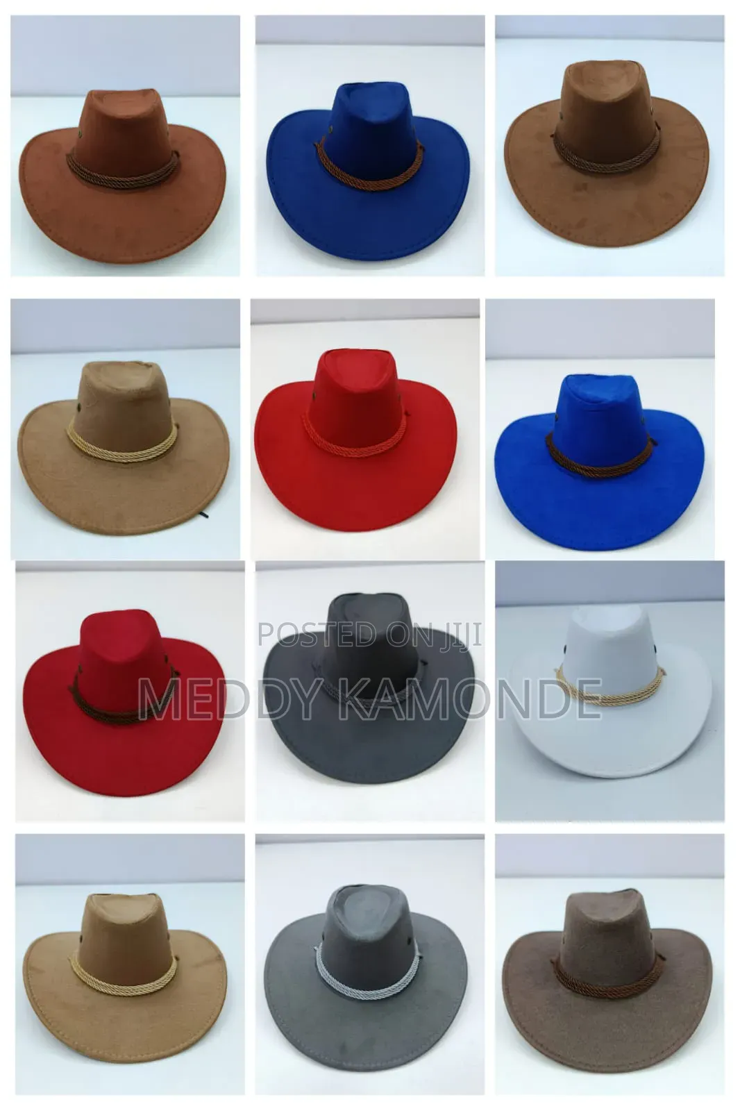 Black Cowboy/Cow Girl Hats